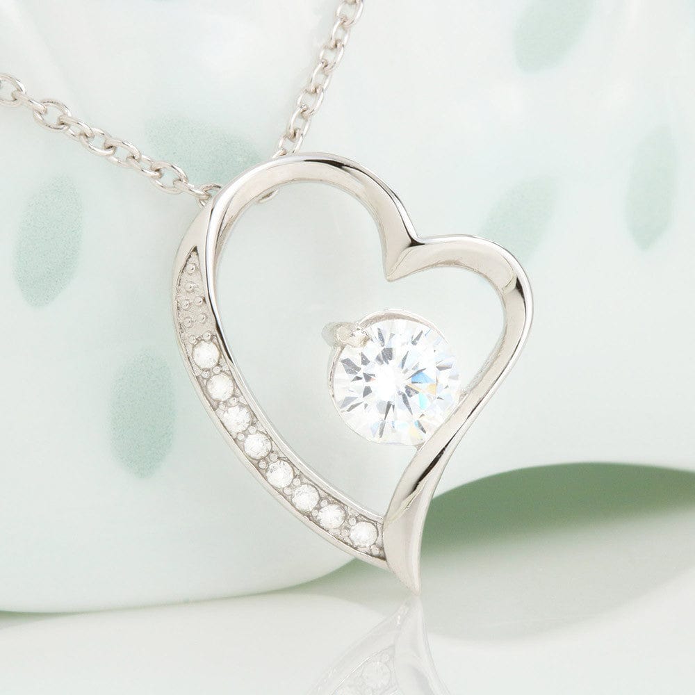 Dad To Daughter - "Always Be Safe" Forever Love 3D Heart Necklace