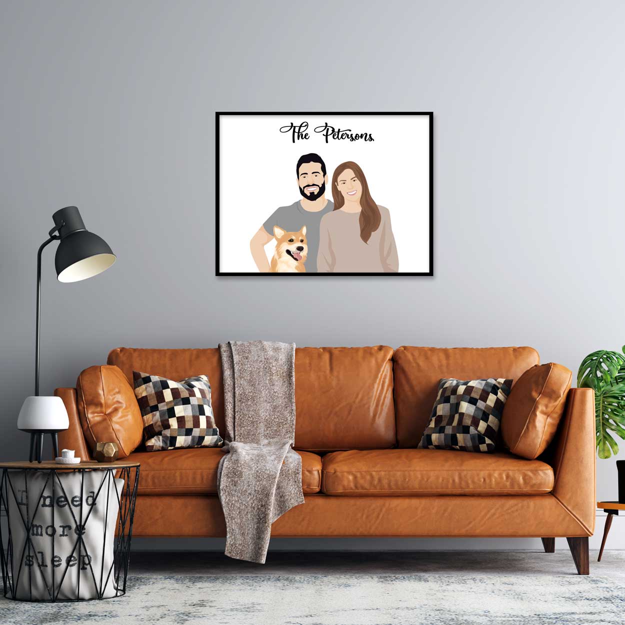 Custom Drawn Family Portraits