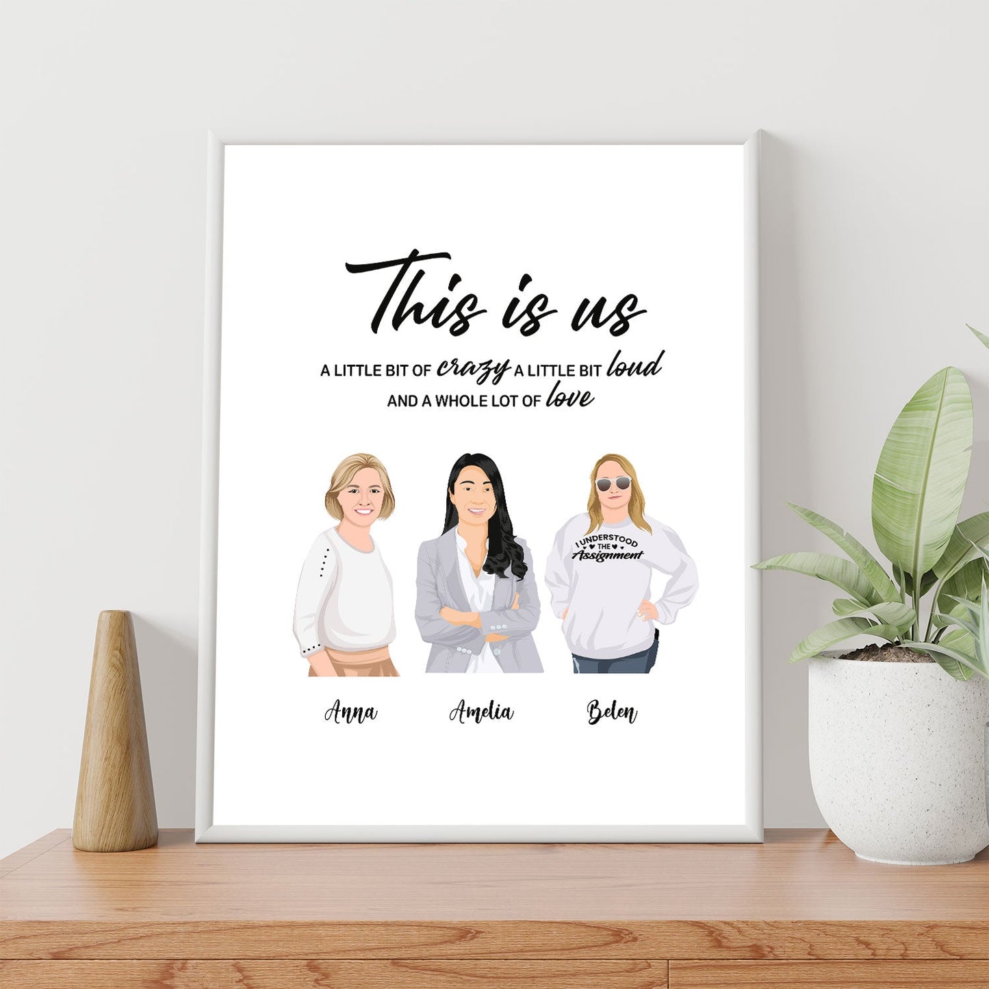 Custom "This is Us" Friends Portrait