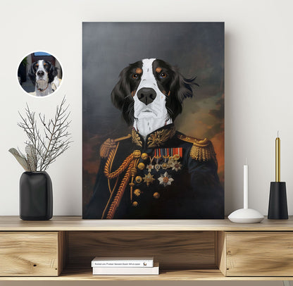 Custom Royal Pet Canvas - The General