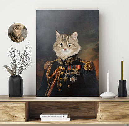 Custom Royal Pet Canvas - The General