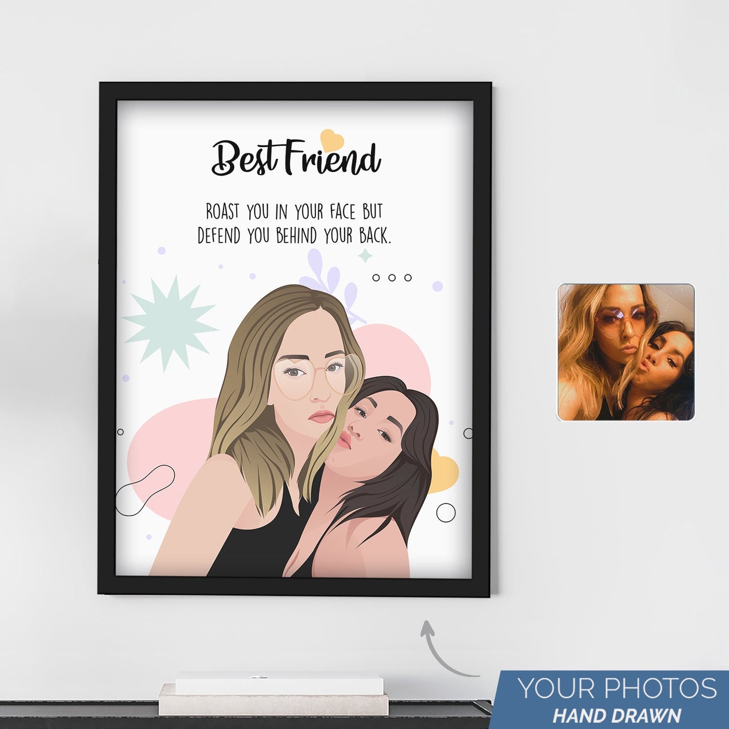 Defend Your Best Friend Photo Frame Personalized