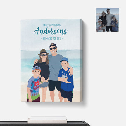 Custom Family Portrait - Beach