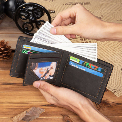 Custom Color Photo Wallet - Gifts for Men