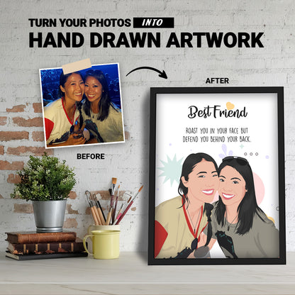 Defend Your Best Friend Photo Frame Personalized