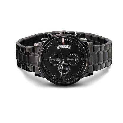 To My Grandson - "Most Beautiful Chapters" Engraved Mens Luxury Chronograph Watch