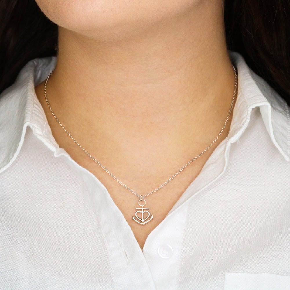 Amazing Nurse Appreciation Anchor Necklace